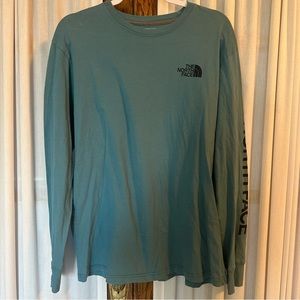 The North Face Blue Long Sleeve Tee